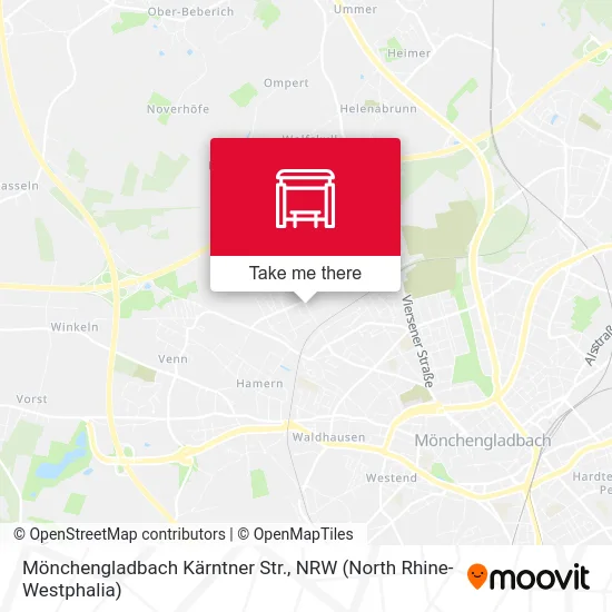 Карта Mönchengladbach Kärntner Str.