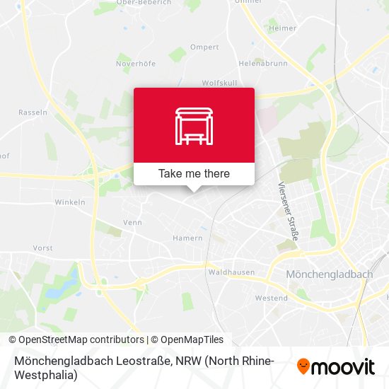 Mönchengladbach Leostraße map