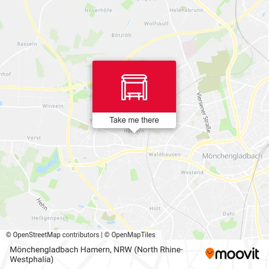 Карта Mönchengladbach Hamern