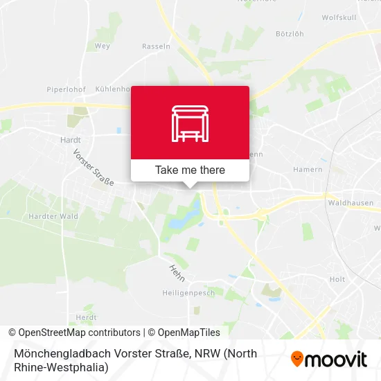 Карта Mönchengladbach Vorster Straße