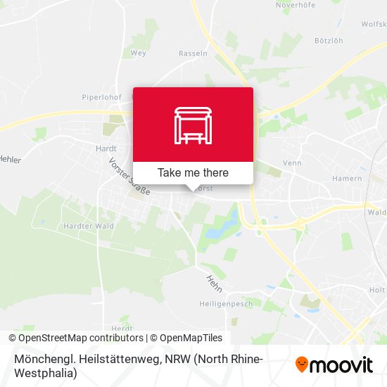 Карта Mönchengl. Heilstättenweg