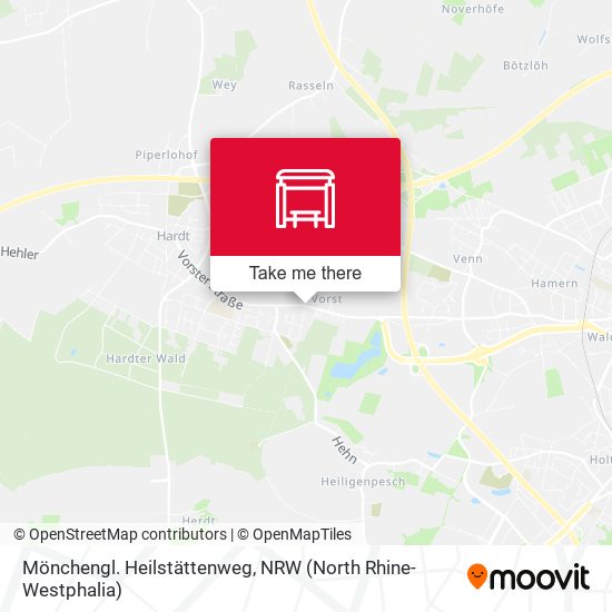 Карта Mönchengl. Heilstättenweg
