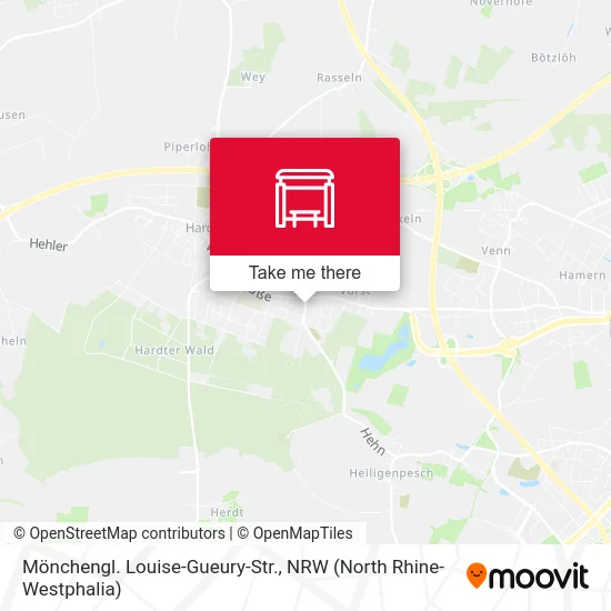 Карта Mönchengl. Louise-Gueury-Str.