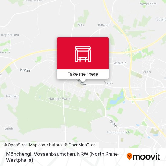 Mönchengl. Vossenbäumchen map