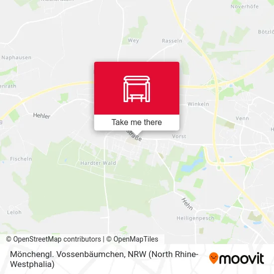 Карта Mönchengl. Vossenbäumchen