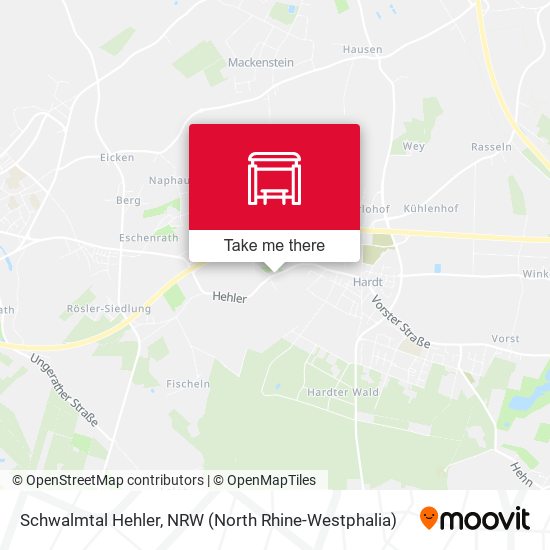 Карта Schwalmtal Hehler