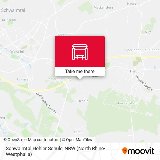 Карта Schwalmtal Hehler Schule