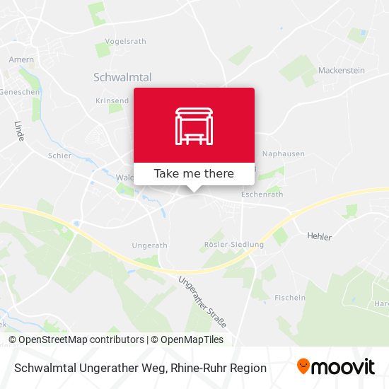 Schwalmtal Ungerather Weg map