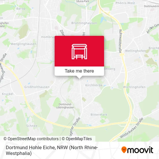 Dortmund Hohle Eiche map