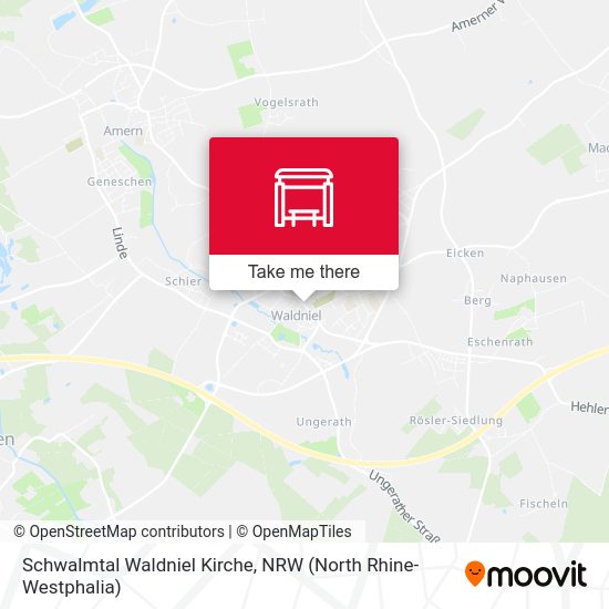 Schwalmtal Waldniel Kirche map