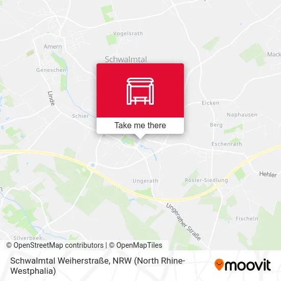 Карта Schwalmtal Weiherstraße