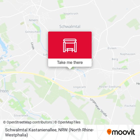 Schwalmtal Kastanienallee map