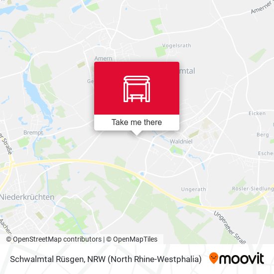 Schwalmtal Rüsgen map