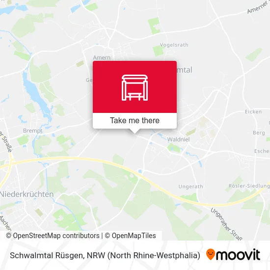 Карта Schwalmtal Rüsgen