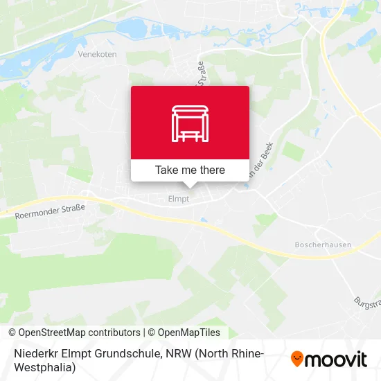 Карта Niederkr Elmpt Grundschule