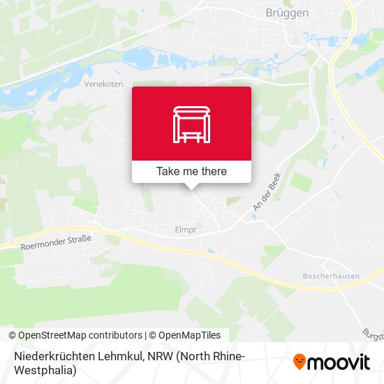 Niederkrüchten Lehmkul map