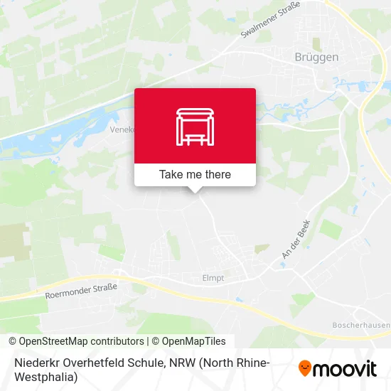 Карта Niederkr Overhetfeld Schule