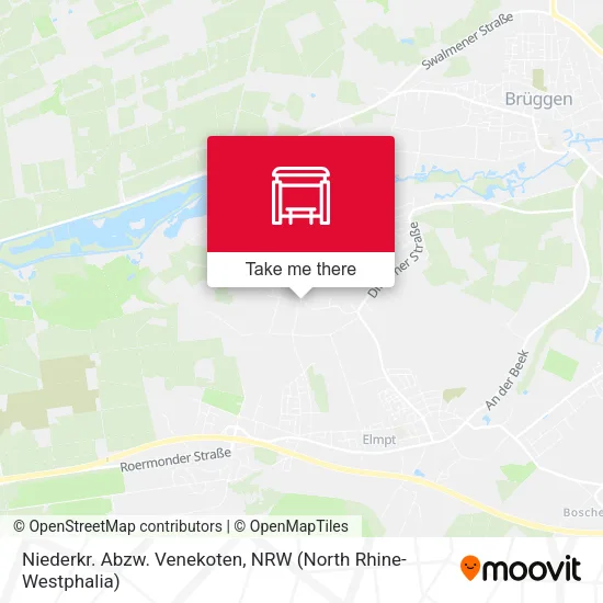Карта Niederkr. Abzw. Venekoten