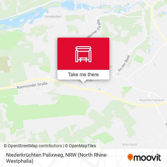 Niederkrüchten Palixweg map