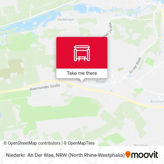 Карта Niederkr. An Der Wae