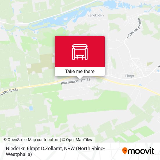 Niederkr. Elmpt D.Zollamt map