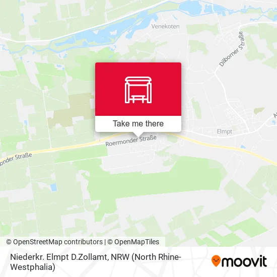 Карта Niederkr. Elmpt D.Zollamt