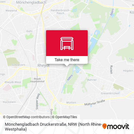 Mönchengladbach Druckerstraße map