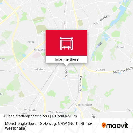 Карта Mönchengladbach Gotzweg