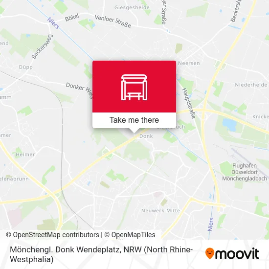 Карта Mönchengl. Donk Wendeplatz