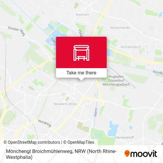 Карта Mönchengl Broichmühlenweg