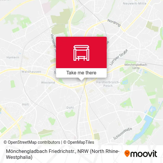 Карта Mönchengladbach Friedrichstr.