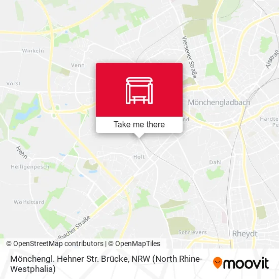 Карта Mönchengl. Hehner Str. Brücke