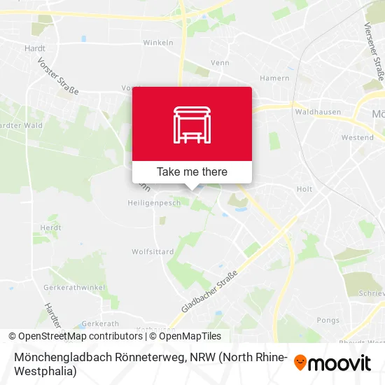 Карта Mönchengladbach Rönneterweg