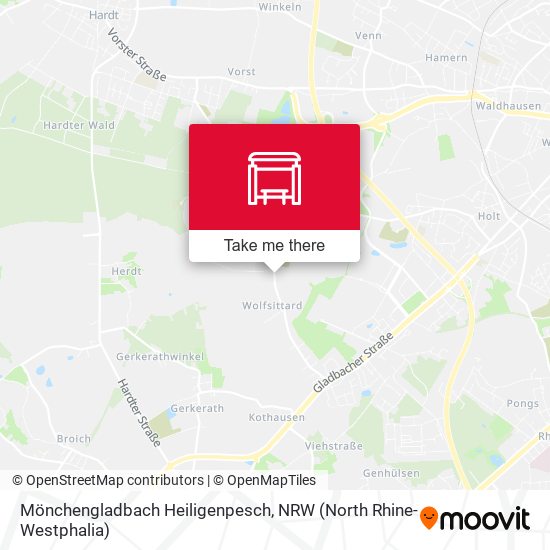 Карта Mönchengladbach Heiligenpesch