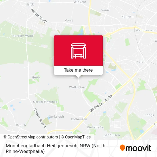 Карта Mönchengladbach Heiligenpesch