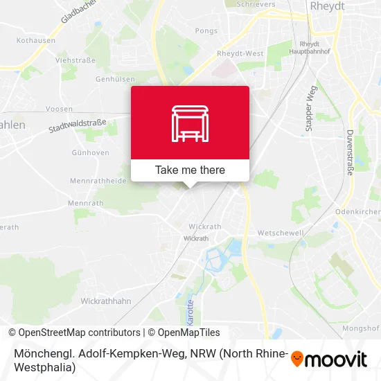 Карта Mönchengl. Adolf-Kempken-Weg