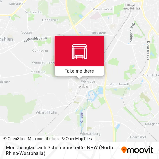 Карта Mönchengladbach Schumannstraße