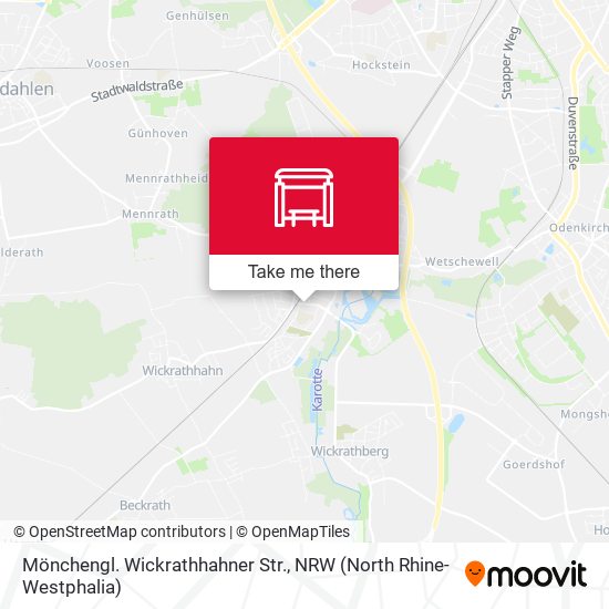 Mönchengl. Wickrathhahner Str. map