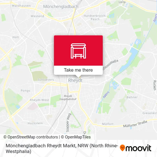 Карта Mönchengladbach Rheydt Markt