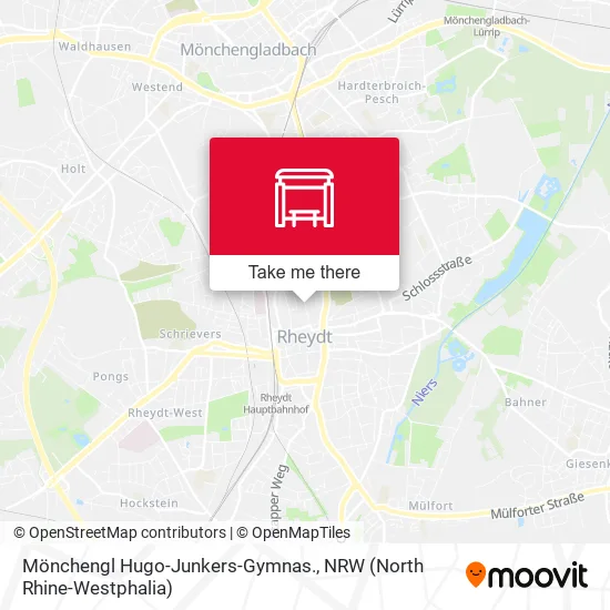 Карта Mönchengl Hugo-Junkers-Gymnas.
