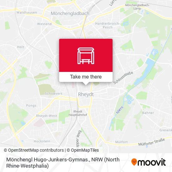 Карта Mönchengl Hugo-Junkers-Gymnas.