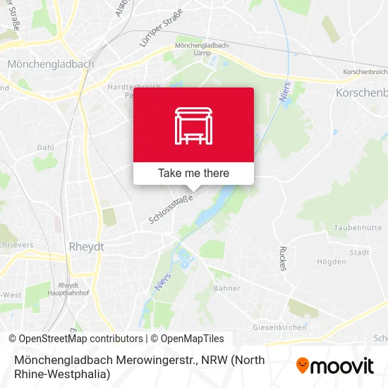 Карта Mönchengladbach Merowingerstr.