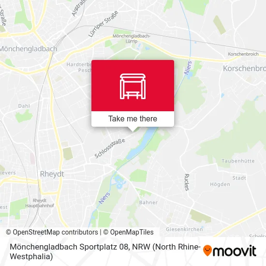 Карта Mönchengladbach Sportplatz 08