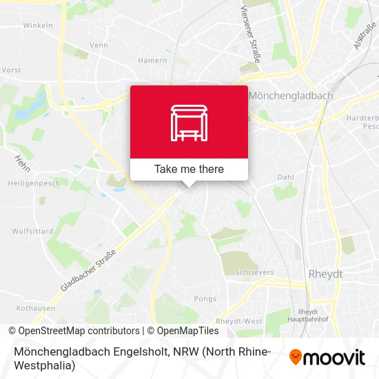 Карта Mönchengladbach Engelsholt