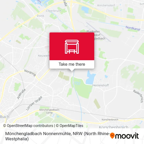 Карта Mönchengladbach Nonnenmühle