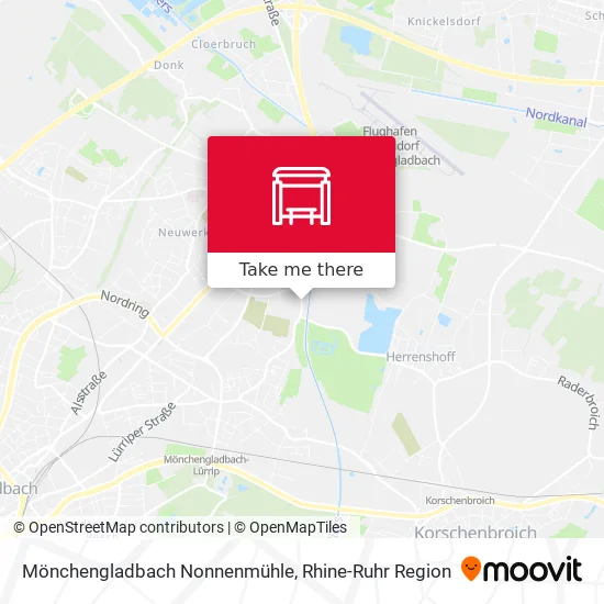Карта Mönchengladbach Nonnenmühle