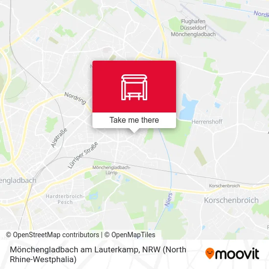 Карта Mönchengladbach am Lauterkamp