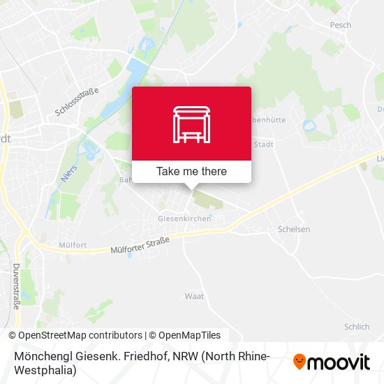 Mönchengl Giesenk. Friedhof map