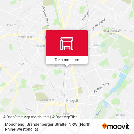 Карта Mönchengl Brandenberger Straße