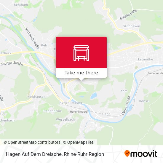 Hagen Auf Dem Dreische map